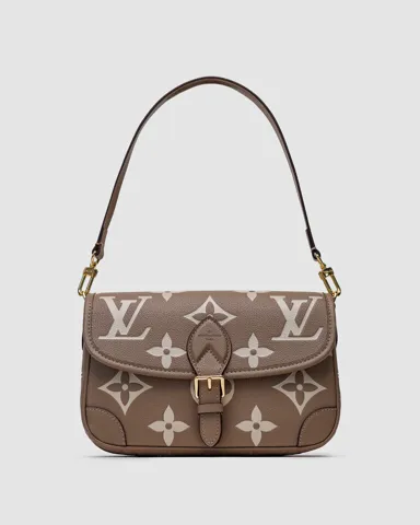 Louis Vuitton Diane Monogram Empreinte Leather Tourterelle / Creme