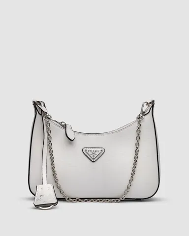 Prada Re-Edition 2005 Saffiano Leather Bag White