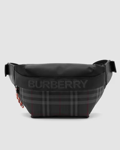 Burberry Men's Sonny Archive Grey Belt Bag