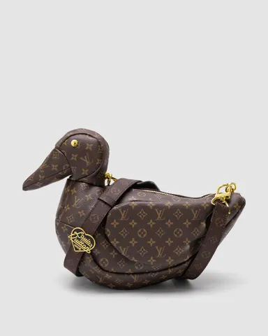 Louis Vuitton x Nigo Duck Bag Monogram Brown in Leather with Gold-tone
