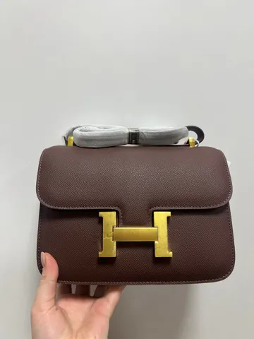 Hermes Constance 23 Epsom Calf Brown/Gold