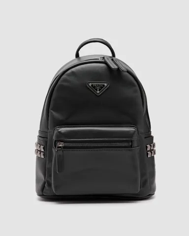 Prada Saffiano Leather Backpack Black
